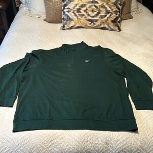 Hunter green vineyard vines quarter zip pullover